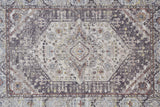 12' X 18' Green Gray And Ivory Abstract Power Loom Distressed Area Rug