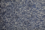 8' Ivory Red And Blue Wool Floral Hand Knotted Stain Resistant Runner Rug
