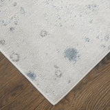 2' x 3' Gray Abstract Area Rug