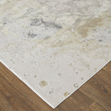 7' x 10' Gray Abstract Area Rug