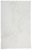 4' X 6' White Shag Area Rug