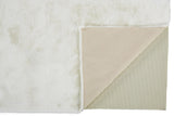 5' X 7' White Shag Area Rug