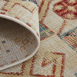 13' X 15' Abstract Power Loom Distressed Area Rug
