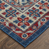 13' X 15' Abstract Power Loom Distressed Area Rug