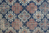13' X 15' Abstract Power Loom Distressed Area Rug