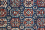 13' X 15' Abstract Power Loom Distressed Area Rug