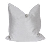 22" X 22" Silver Polyester Zippered Pillow
