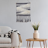 2' X 3' Gray And White Geometric Stain Resistant Area Rug