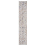 2' X 8' Red Floral Runner Rug