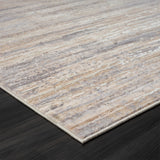 2' X 8' Gray Abstract Runner Rug