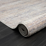 2' X 8' Gray Abstract Runner Rug