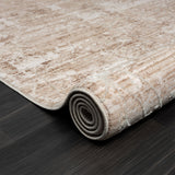 2' X 8' Gray Abstract Runner Rug
