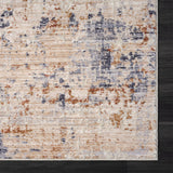 2' X 8' Red Abstract Runner Rug
