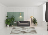 8' X 10' Gray Geometric Area Rug