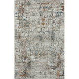 10' X 14' Gray Abstract Distressed Area Rug