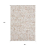 10' X 14' Ivory And Blue Abstract Area Rug