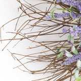 31" Purple Artificial Mixed Assortment Wreath