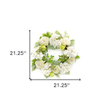 25" Orange Red Artificial Fall Twig Wreath