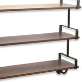 34.5" x 10" x 31.5" Brown Wall Decor
