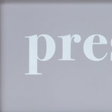 White Other Words Wall Decor