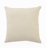 20" X 20" Cream Black And Gray 100% Cotton Geometric Zippered Pillow