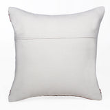 20" X 20" Gray And White 100% Cotton Geometric Zippered Pillow