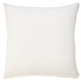 20" X 20" White And Black 100% Cotton Geometric Zippered Pillow