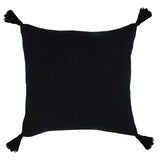 20" X 20" Beige 100% Cotton Zippered Pillow