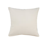 20" X 20" Blue 100% Cotton Geometric Zippered Pillow
