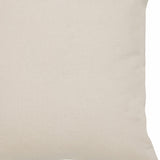 20" X 20" Green And White 100% Cotton Striped Zippered Pillow