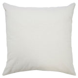 20" X 20" Light Pink And White 100% Cotton Geometric Zippered Pillow