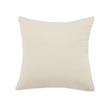18" X 18" Orange And Off-White 100% Cotton Chevron Zippered Pillow