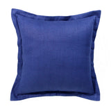 20" X 20" Navy Linen Zippered Pillow