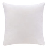 20" X 20" Ivory 100% Cotton Zippered Pillow