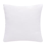 20" X 20" Black And White 100% Cotton Diamond Zippered Pillow