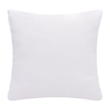 20" X 20" Yellow And White 100% Cotton Diamond Zippered Pillow