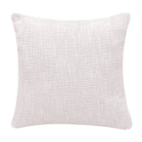 20" X 20" Yellow And Ivory 100% Cotton Geometric Zippered Pillow