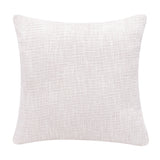 20" X 20" Coral And Ivory 100% Cotton Geometric Zippered Pillow