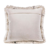20" X 20" Black And White Polyester Geometric Zippered Pillow