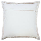 20" X 20" Light Pink 100% Cotton Zippered Pillow