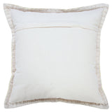 20" X 20" Light Yellow 100% Cotton Zippered Pillow