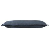 14" X 36" Navy Blue 100% Cotton Zippered Pillow