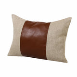 14" X 20" Blue Red Green And Off-White Polyester Tropical Zippered Pillow