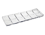 13" Clear Crystal Serving Tray
