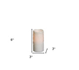 Set of Three Yellow Flameless Pillar Candle