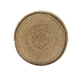 18" x 18" x 14" " Tan Pouff