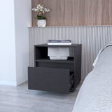 21" White One Drawer Nightstand With Integrated Tech