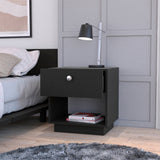 20" White One Drawer Nightstand With Integrated Tech