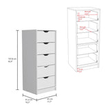 19" Black Two Drawer Nightstand With Integrated Tech