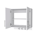 26" White Accent Cabinet With One Shelf